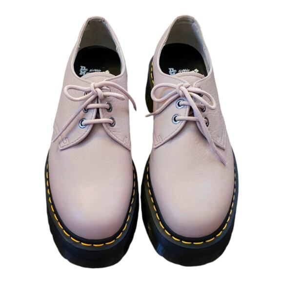 Dr. Martens‎ 1461 Quad leather derby Platform Oxfords Beige Men\'s Shoes Size 10 main image 7